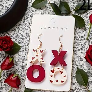 XO Heart Earrings